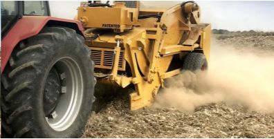 DAM-3 Epierruse - Ramasseuse agricole - Triginer - Décharge au sol - Capacité 3 m³ - Hauteur totale 2,4 m_1