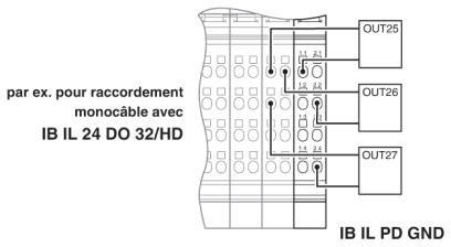 Module borne commun 0v cc us - ib il pd gnd-pac_1