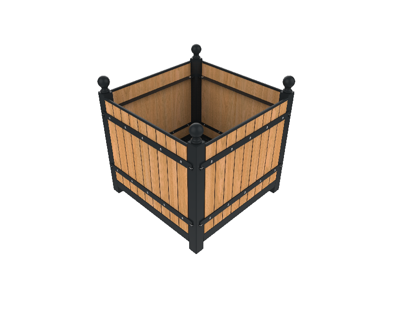 Jardinière Bac à Orangerie - Carrée EN HPL - Lali_1