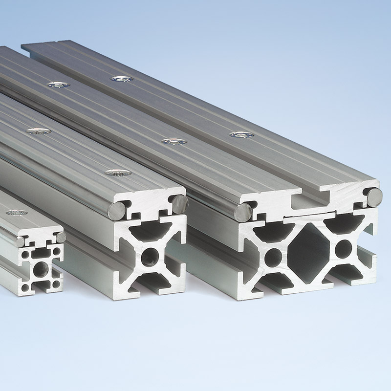 Profilé aluminium fonctionnel - systèmes de convoyeurs, guidage linéaire, portes coulissantes et fixation d'éléments - mk technology group_1
