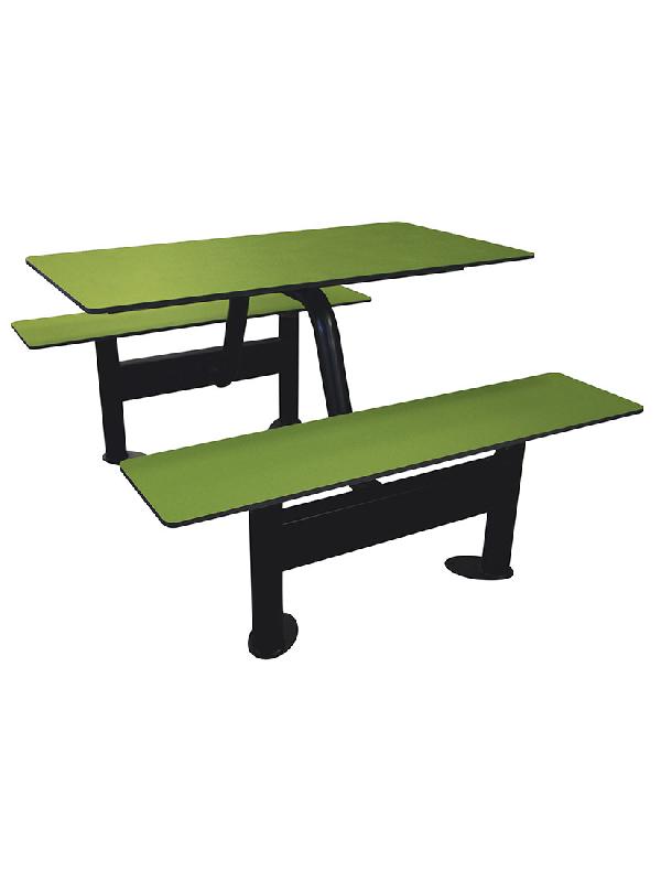 Restorap - Banc hauteur standard en fonte pour restaurants type snack_1