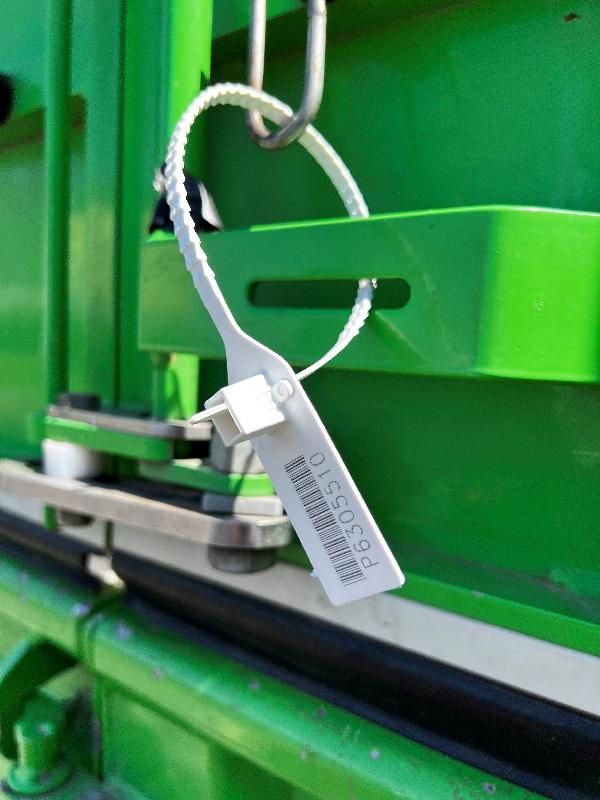 Scellé de sécurité biodégradable à tige plate avec double insert - 305219_1