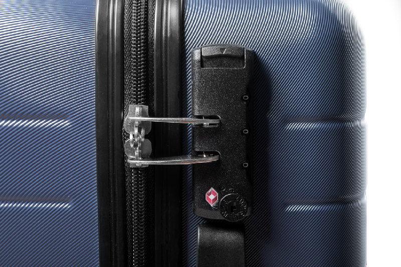 Sac trolley RPET - 4 roulettes doubles - poignée télescopique - serrure TSA - doublure et sangles en RPET_1