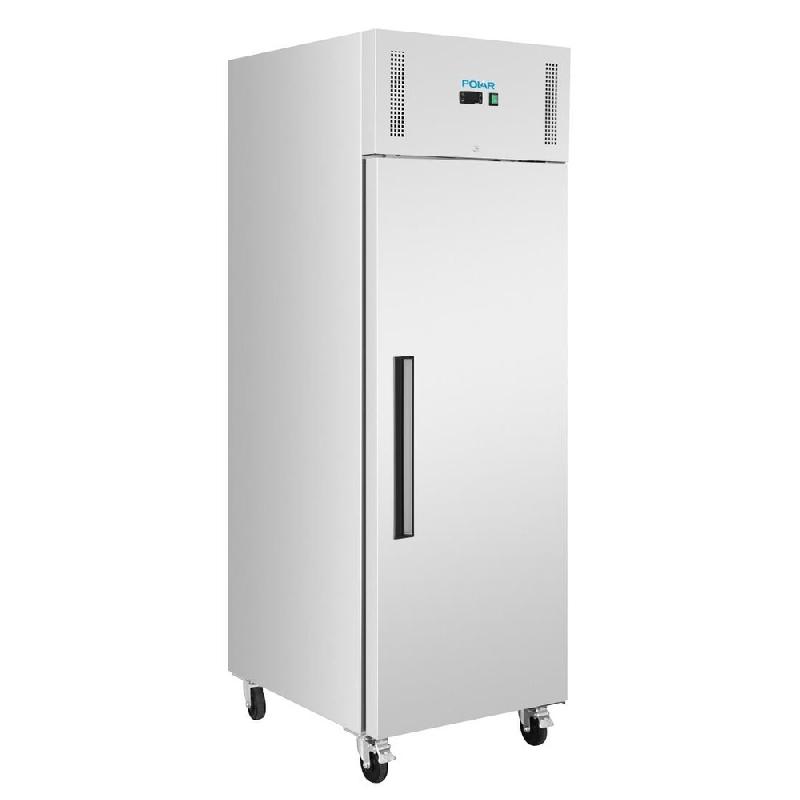 Armoire réfrigérée positive inox - 1 porte - série G 600L - Polar - PG592_1
