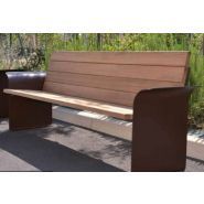 Banc public Esquirol - moderne et robuste - longueur 2066 mm_1