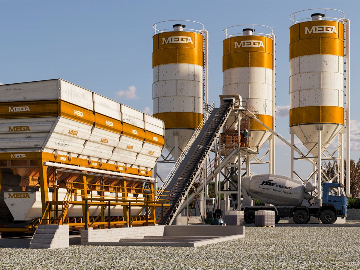 Centrale à béton 150 m³ - Haute qualité, économique et garantie 3 ans_1