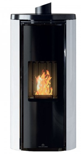 Poele etanche celia atc magic edilkamin - verre blanc_1