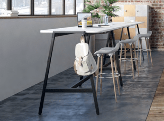 Table de réunion carrée ou rectangulaire - Alto Réunion - Buronomic - Modulable et électrifiable_1