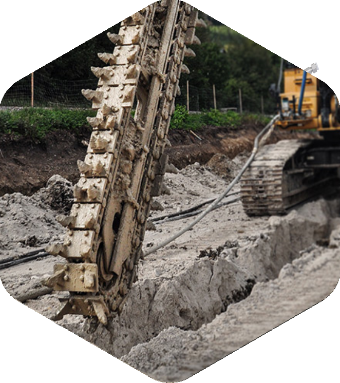 Trancheuse  jusqu'à 12m de profondeur avec une productivité de 80ml/jour - KSI_1