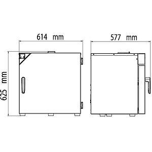 Étuve économique à convection naturelle ED-S 56 - Binder - 62 litres - Température jusqu'à 250°C_1