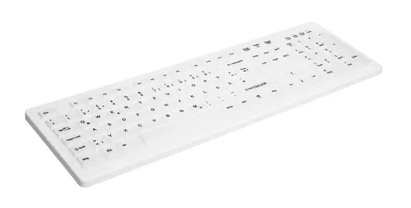 Contour Design Active Key AK-C8100F-FUS-W/FR clavier Médical RF sans fil AZERTY Français Blanc_1
