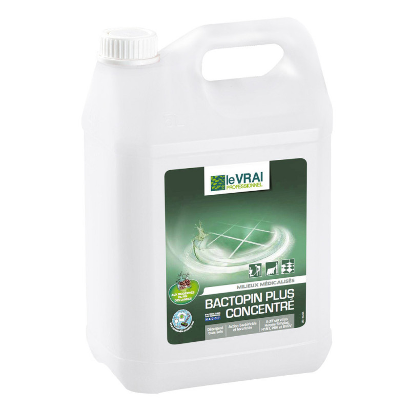 Medical bactopin plus detergent desinfectant odorant pret a l'emploi bidon de 5l_1