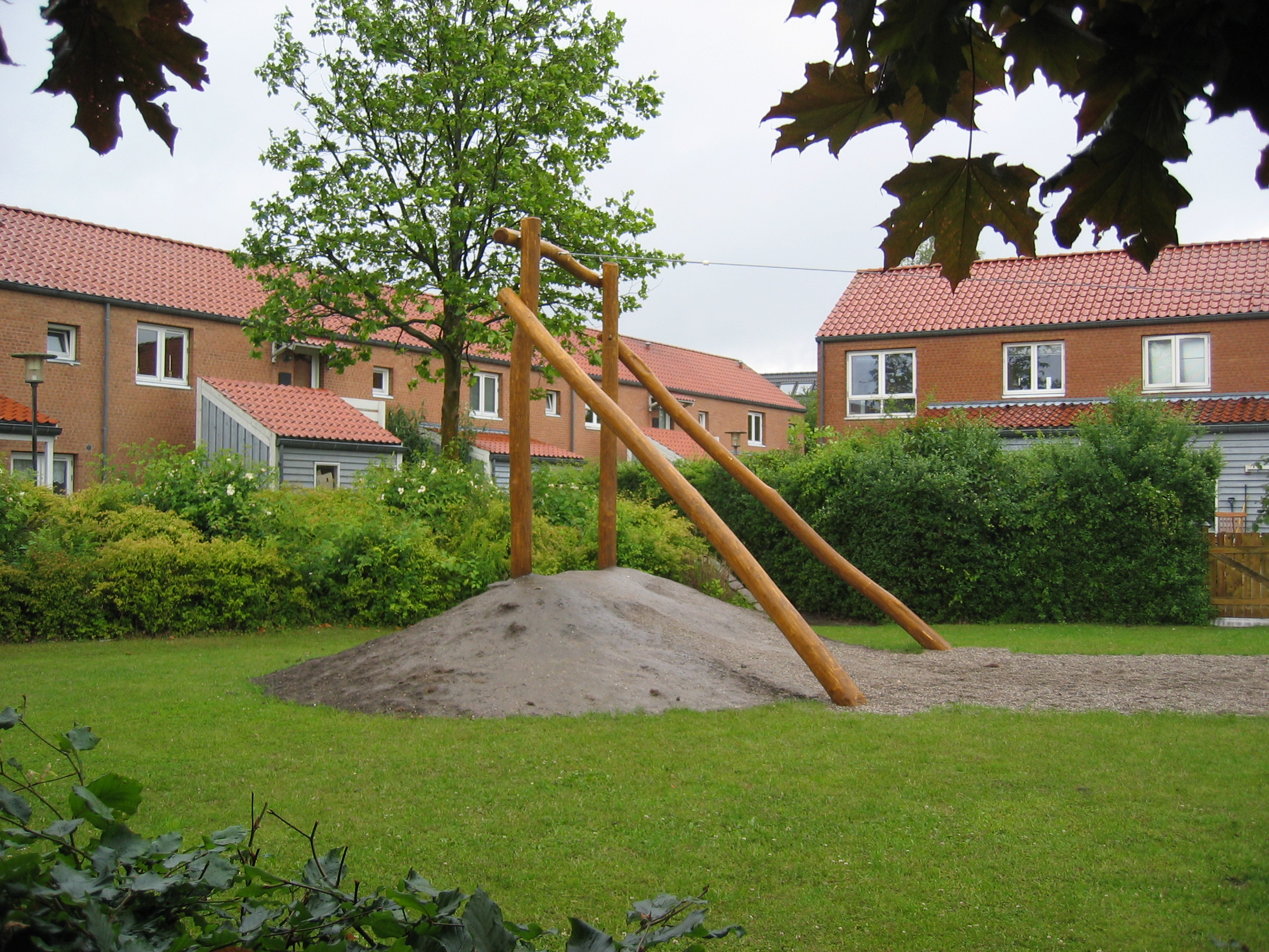 Tyrolienne en robinier Verusia - réf 8045584 - HAGS - structure pour aire de jeux_1