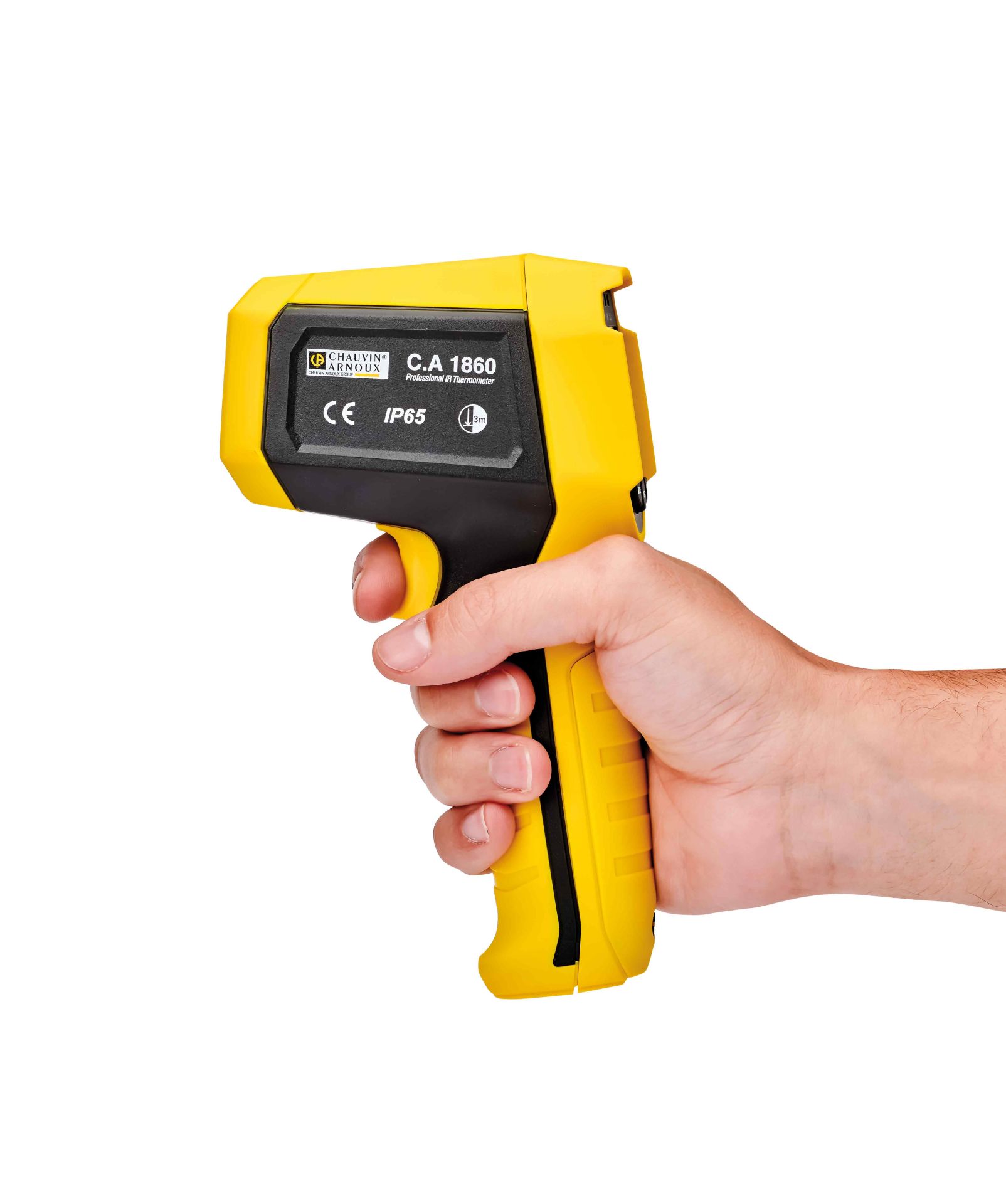 CA 1860/62 - Thermomètres infrarouges - Plage de mesure -35 à 450 °C - IP65, visée laser, compact et robuste_1