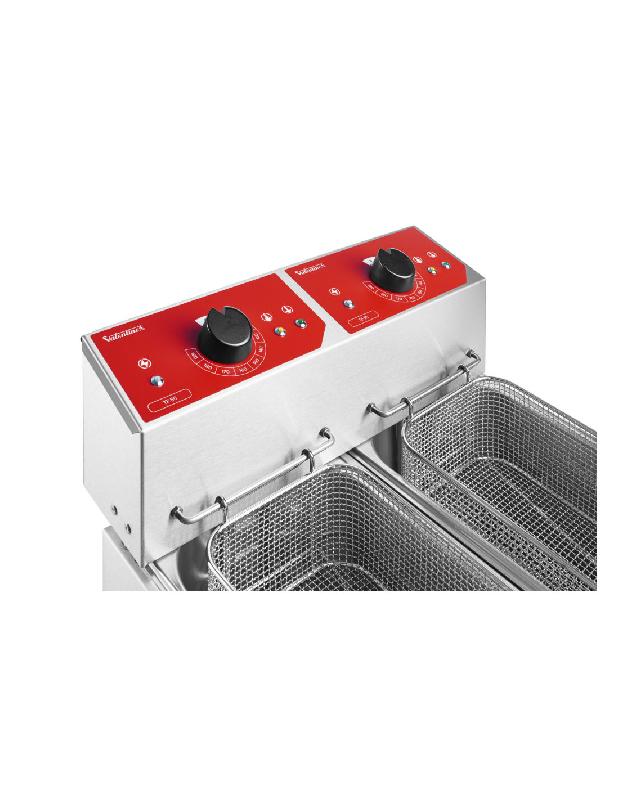 Friteuse électrique - 2x5 Litres à poser avec vidange - modèle TF55M - 16 à 22 kg/heure - Valentine_1