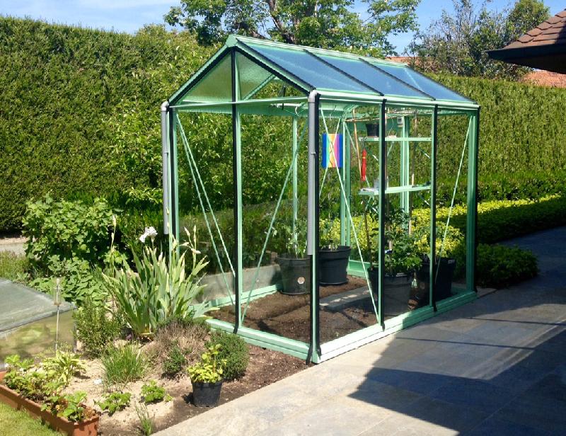 Piccolo P03 - Serres de jardin à parois droites, verre sécurit 4 mm et structure en aluminium_1