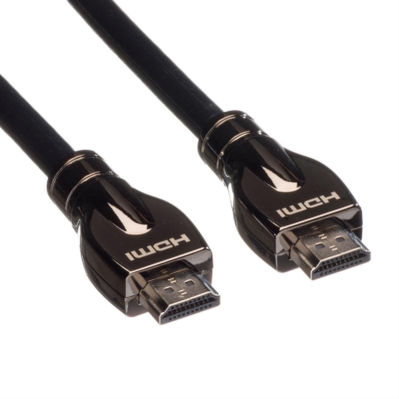 ROLINE Câble HDMI Ultra HD avec Ethernet, 4K, M/M, noir, 20 m_1