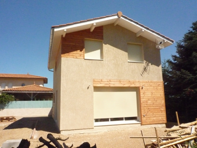 Maison à ossature en bois Christina - à étage - toit double pente_2