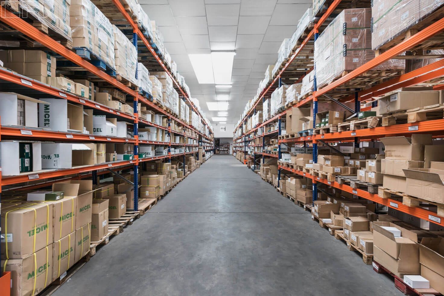 Rayonnage modulaire pour entreposage logistique