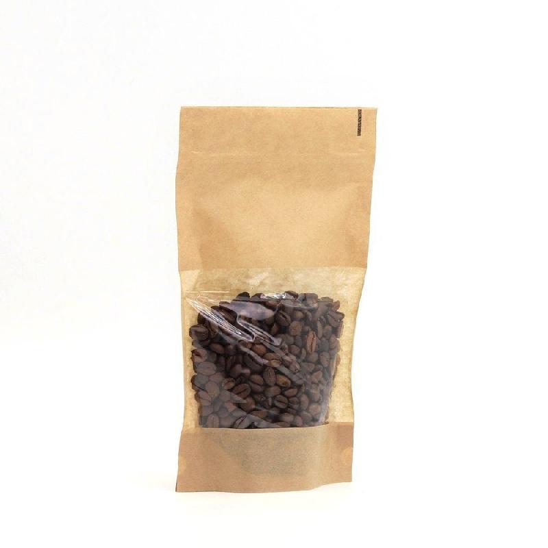 Sachet fermeture zip et fenêtre 500 gr 13x7x22.5 cm - par 100_1