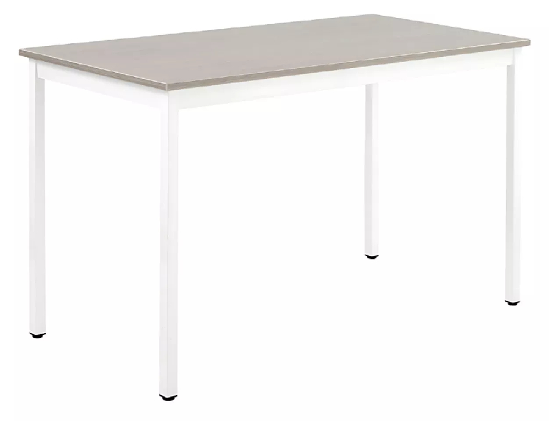Table polyvalente So Melzo - 160 x 80 cm, Plateau gris clair / pieds anthracite_1