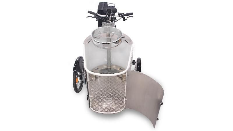 Triporteur électrique Nihola Cargo XL Propreté - 230L, 100kg, moteur Bafang 250W_1