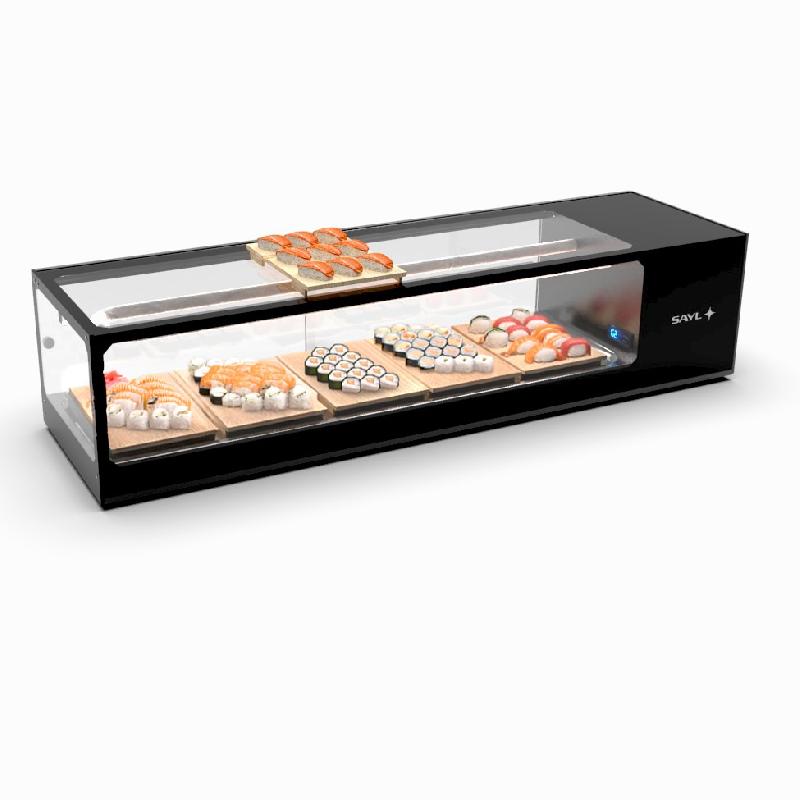 Vitrine réfrigérée Sushi LOGIC - Double froid - Cuve plane - VTLG6SP | Sayl Barcelona_1