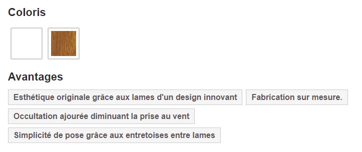 Clôture pvc cl 20 / type 20 - cg pro - barreaudage horizontal par lames pvc 130 x 28 mm_1