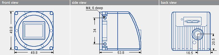 Caméra industrielle CMOS USB3 Vision - Sony haute résolution - mvBlueFOX3-4 - Matrix Vision_1