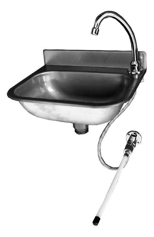 Lave-mains eco inox avec dosseret_1