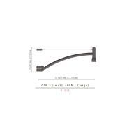 Olbia - Crosses sur poteaux - GMR Enlights - Acier inoxydable - 1037 mm_1