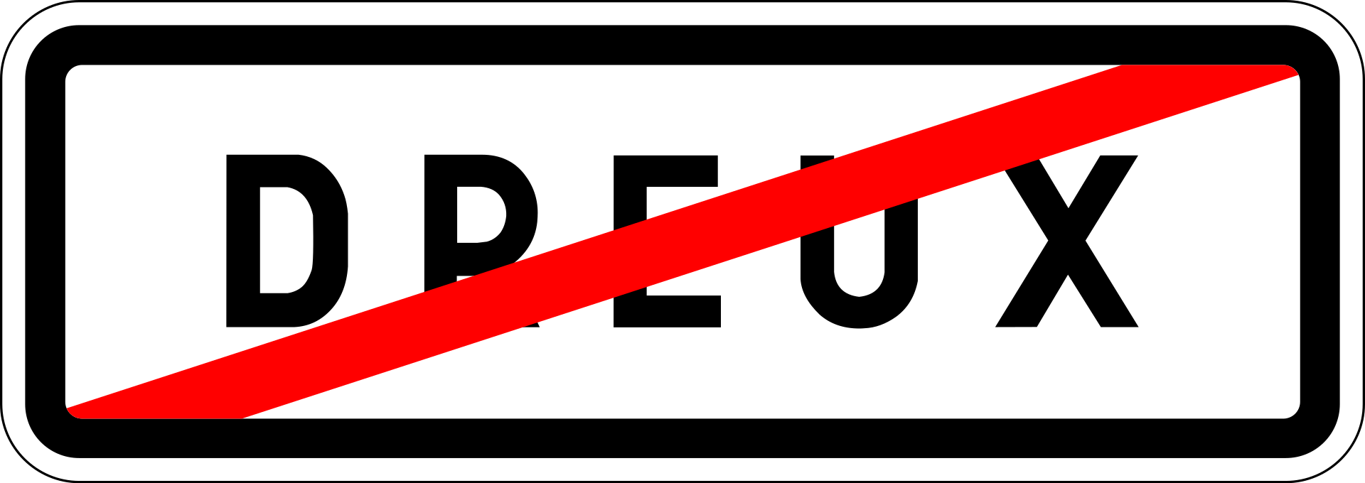 Panneau de signalisation directionnelle eb10  - eb20_1