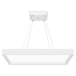 Plafonnier LED carré épuré et design - DONEA IN SQUARE 435x435 - personnalisable et performant_1