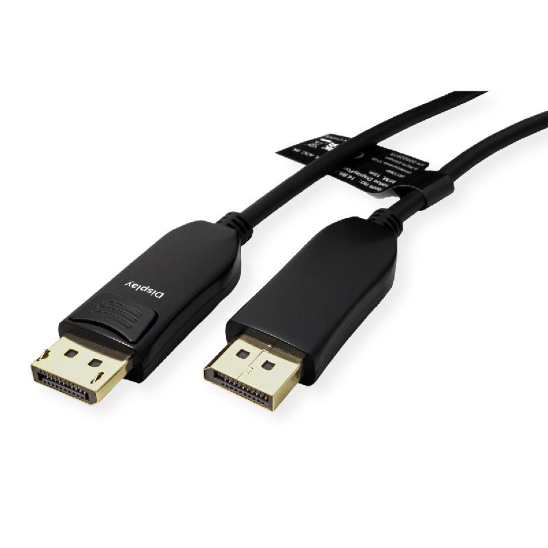 VALUE Câble DisplayPort v1.4 (AOC), M/M, 15 m_1