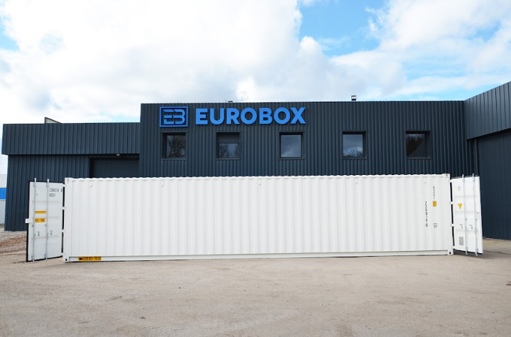 Container maritime 40 pieds - Double portes, acier Corten - 68 m³_1