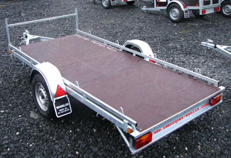Remorque chassis - chassis de remorque - walin - essieu galvanisé renforcé de 850 kg._1