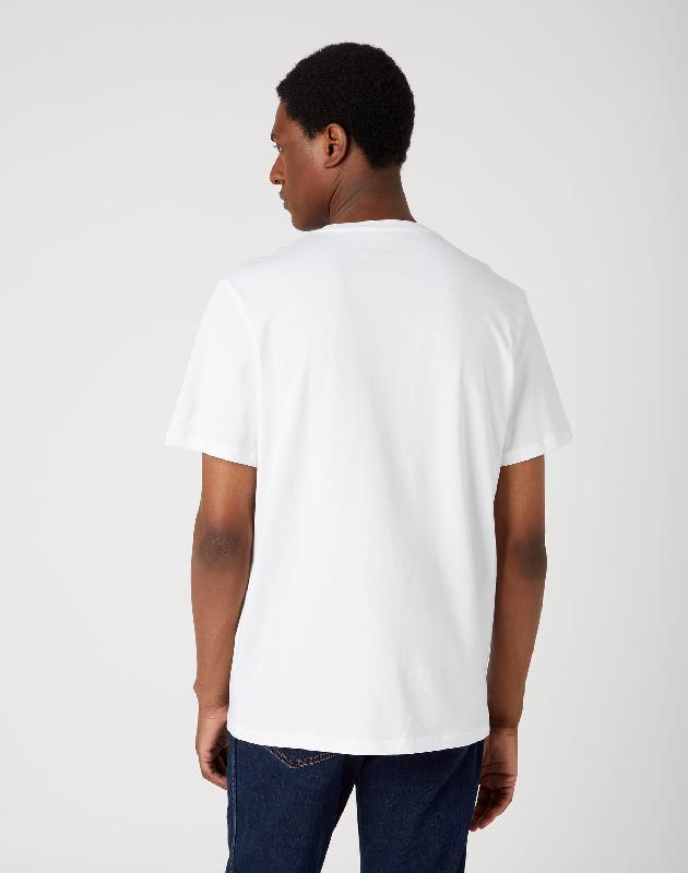 T-shirt logo Wrangler - Réf: W7H - 100% coton biologique - Coupe regular_1
