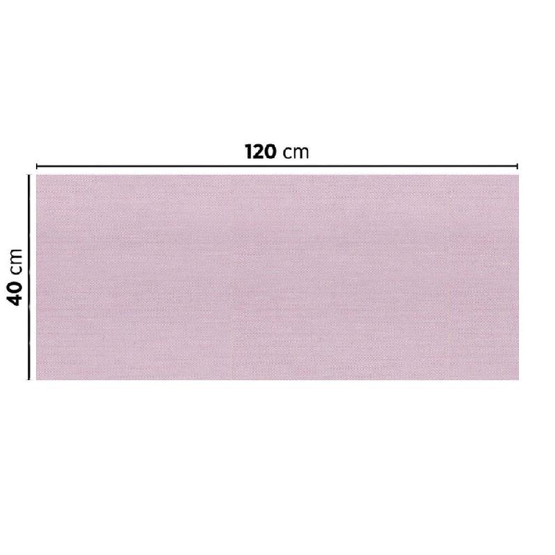 Tête-à-tête pliée en V intissé effet tissu parme 1/2 40x120cm - par 400_1