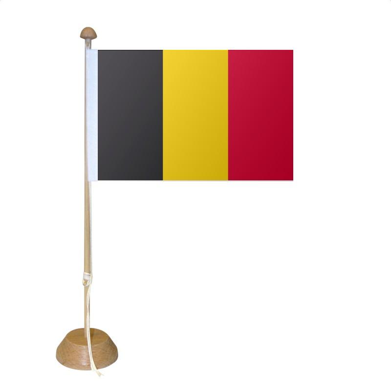 Drapeau de table - pays Belgique - réf : c ptb belgi_1