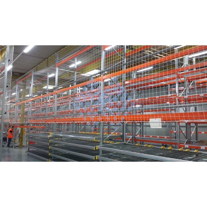 Filet nylon 3mm maille 100mm - N280/100 - Protection pour stockage ou rayonnage_1