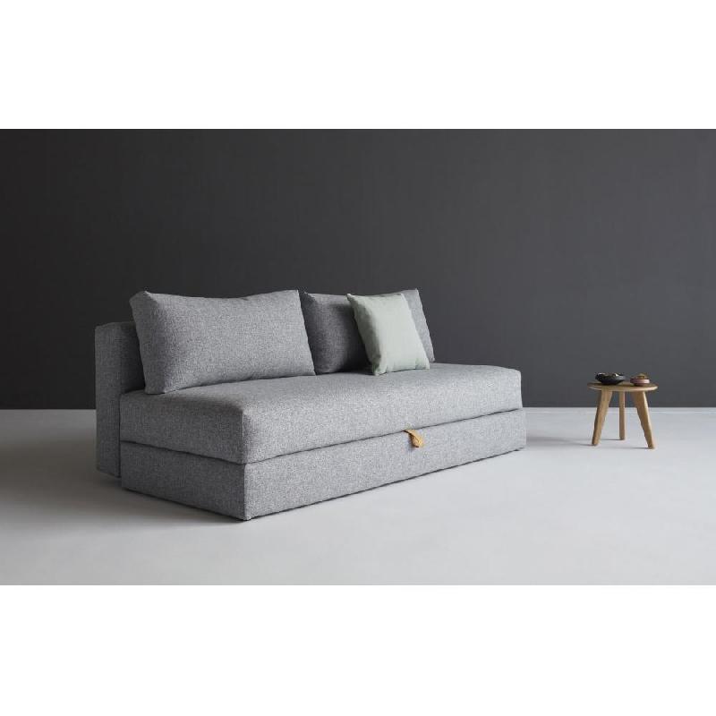 Canapé convertible Innovation Living Osvald - ouverture assistée - couchage 150x200 cm - Twist Granite_1