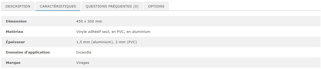 27989 - Panneau consignes de sécurité - Triangle de feu - Lutte contre les incendies - 450 x 300 mm_1