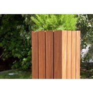 623 - Bacs à fleurs SIT - fer et bois - 47 x 47 x 110 cm - 39 kg_1