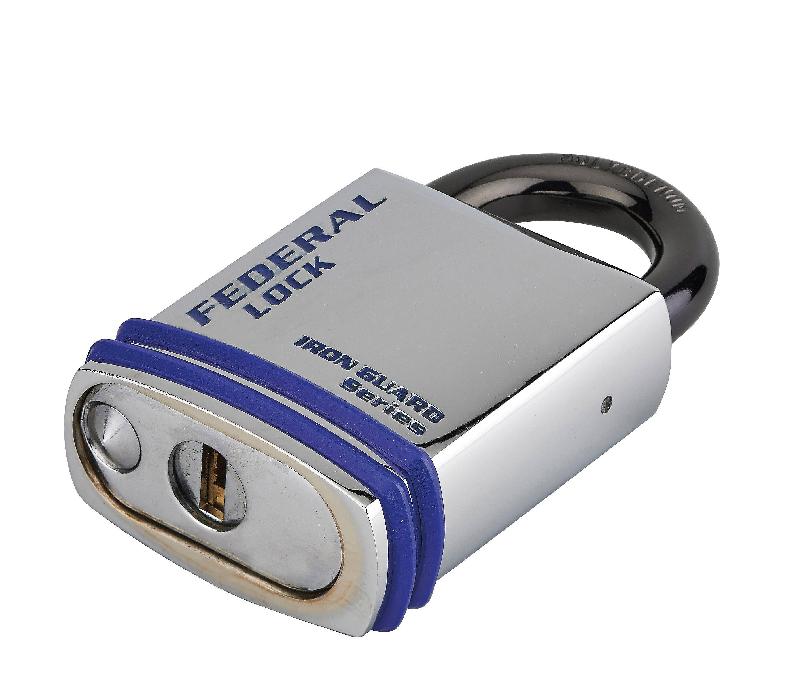 Cadenas à clé 740 sans cylindre - Acier cémenté, anse molybdène, traitement anticorrosion PVD - Haute sûreté chantier_1