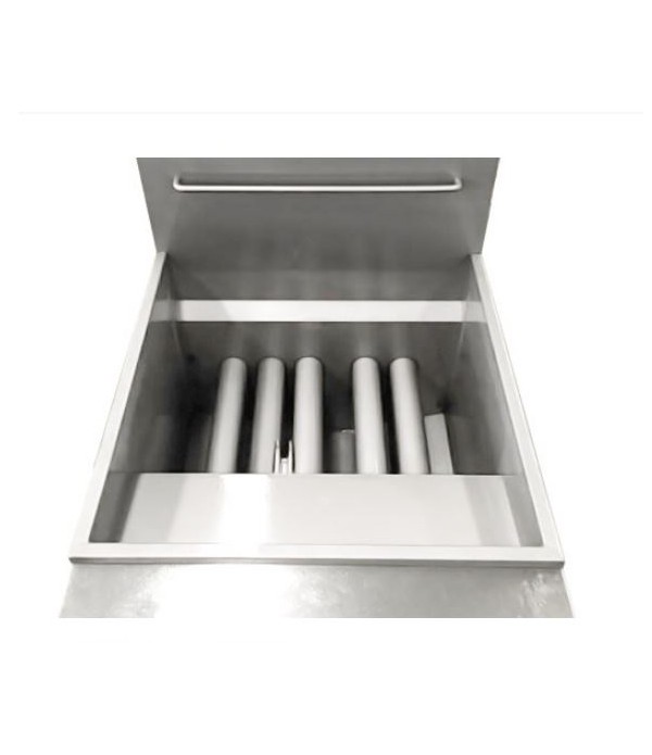 Friteuse à gaz 40 litres - haut de gamme - inox - usage professionnel - norme CE_1