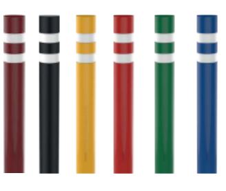 Potelet à mémoire de forme en polyuréthane teinté dans la masse - TOTAL+ - STI Balisage routier - Flexible et durable_1