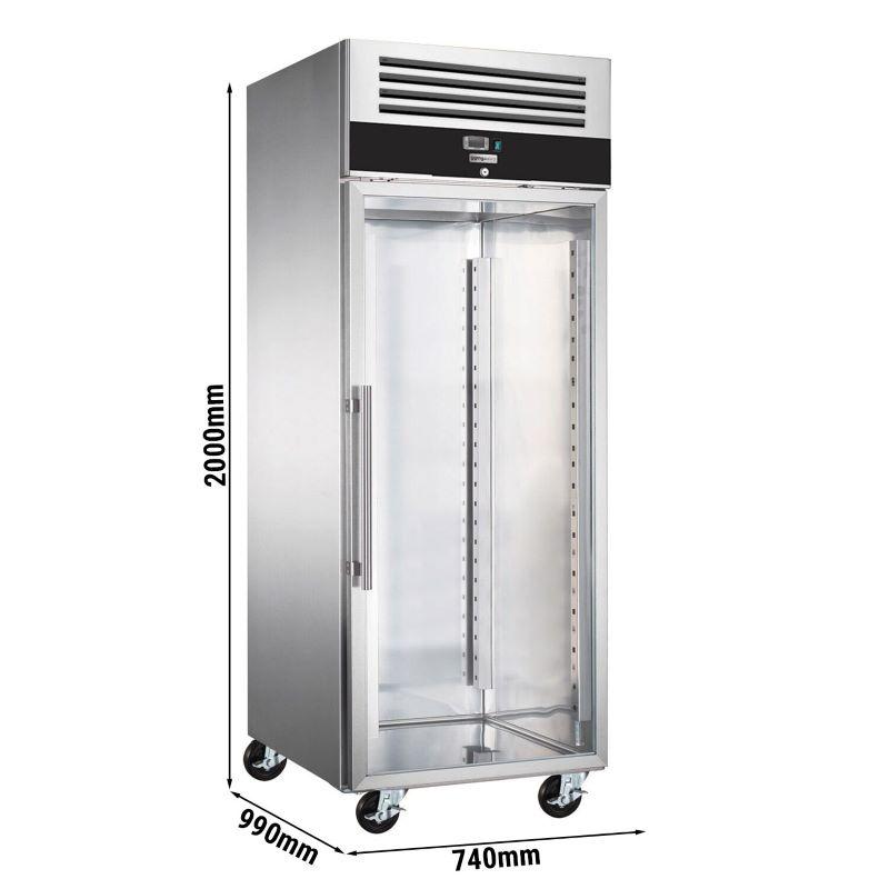 Armoire pâtissière réfrigérée négative vitrée Inox - EN 600x800 - 612 L | GGM Gastro - BTKG800GND_1
