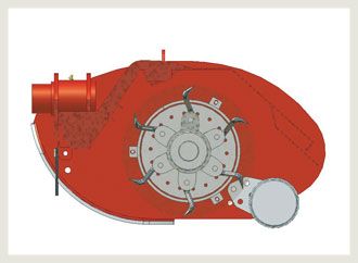 Broyeur polyvalent - broyeur forestier Eurotechnics Agri ROTOGYR RP - 2,49 m - châssis résistant et rotor 6 rangées de couteaux_1