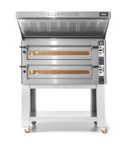 Four à pizza avec sole fixe, façade en acier inoxydable - Cuppone Donatello_1