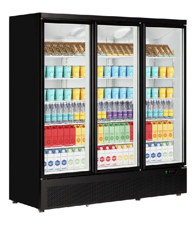 Réfrigérateur vitré Atom Maxi - 1 à 3 portes vitrées - Froid positif - Éclairage LED - Référence : Atom Maxi C3DB_1